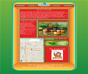 Web Design by Favwebsolutions for Jungle Jim''s Playland | Design: #3858819