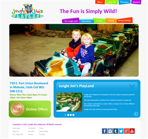 Diseño Web por Mohammed Ali para Jungle Jim''s Playland | Diseño #3863136