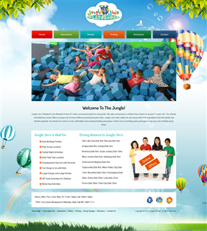Diseño Web por pb para Jungle Jim''s Playland | Diseño #3776886