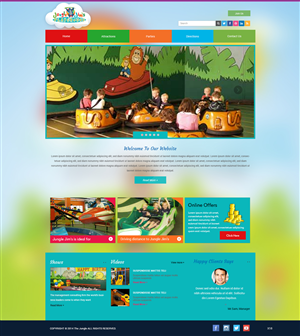 Web Design by pb for Jungle Jim''s Playland | Design: #3776909