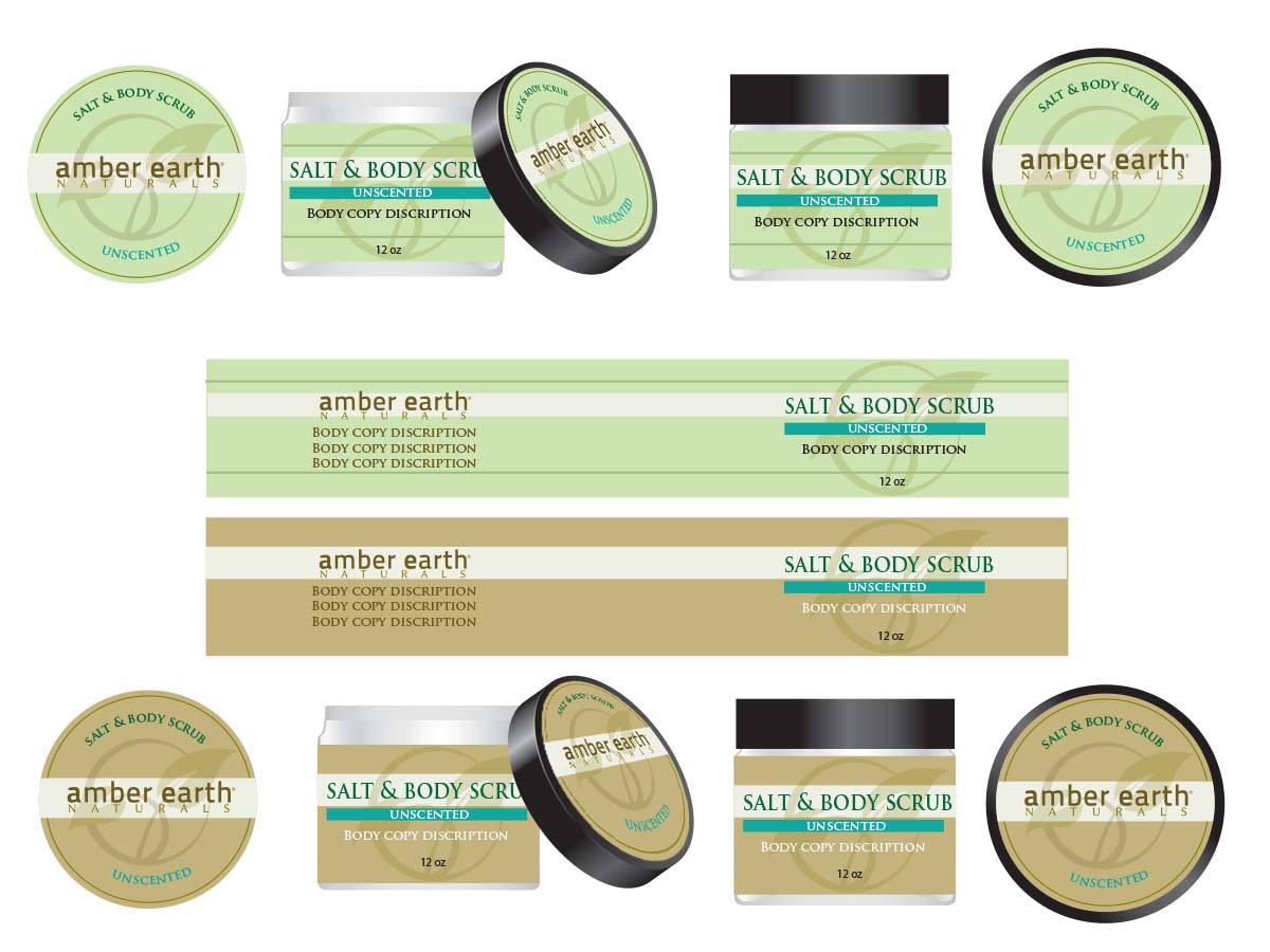 Design Étiquette par Soula Vetter pour Amber Earth Organics LLC | Design #3767090