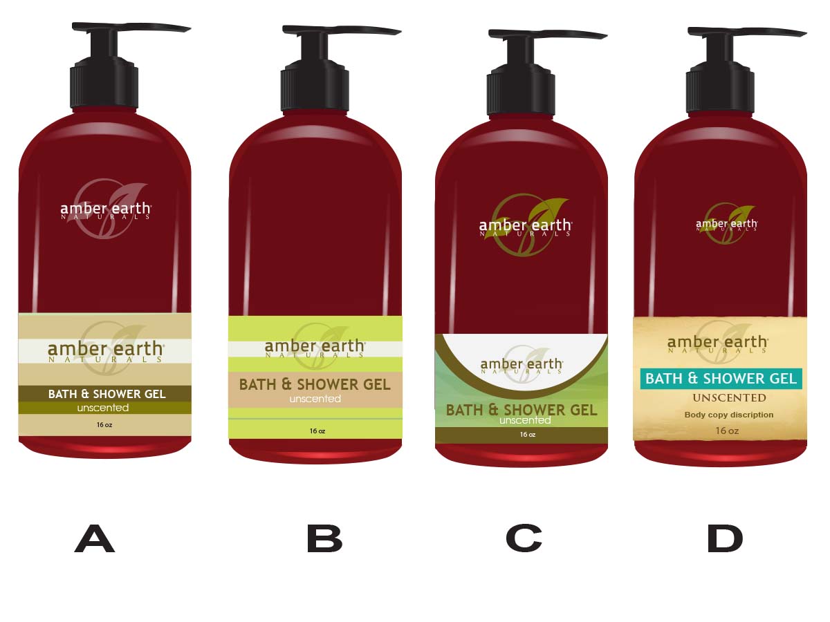 Label Design by Soula Vetter for Amber Earth Organics LLC | Design #3773102