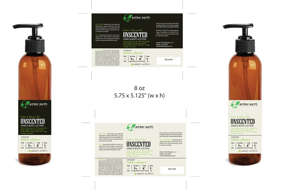 Label Design by Soula Vetter for Amber Earth Organics LLC | Design #3819418