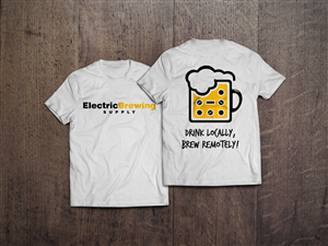 T-shirt Design by Gintale for Electric Brewing Supply, LLC | Design #3857497