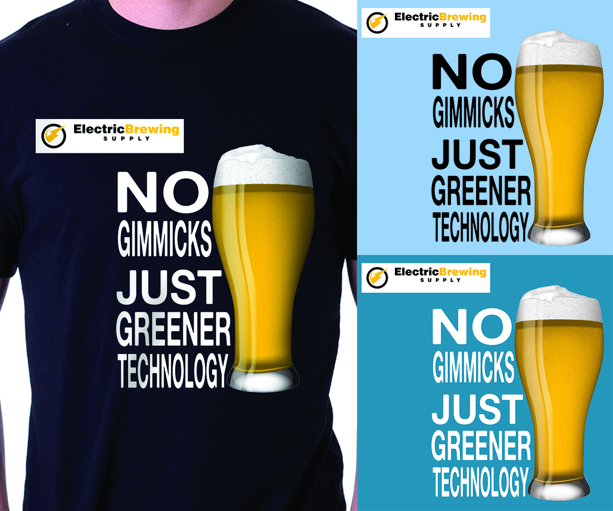 Diseño de Camiseta por byDesign Graphic Design para Electric Brewing Supply, LLC | Diseño #3827580