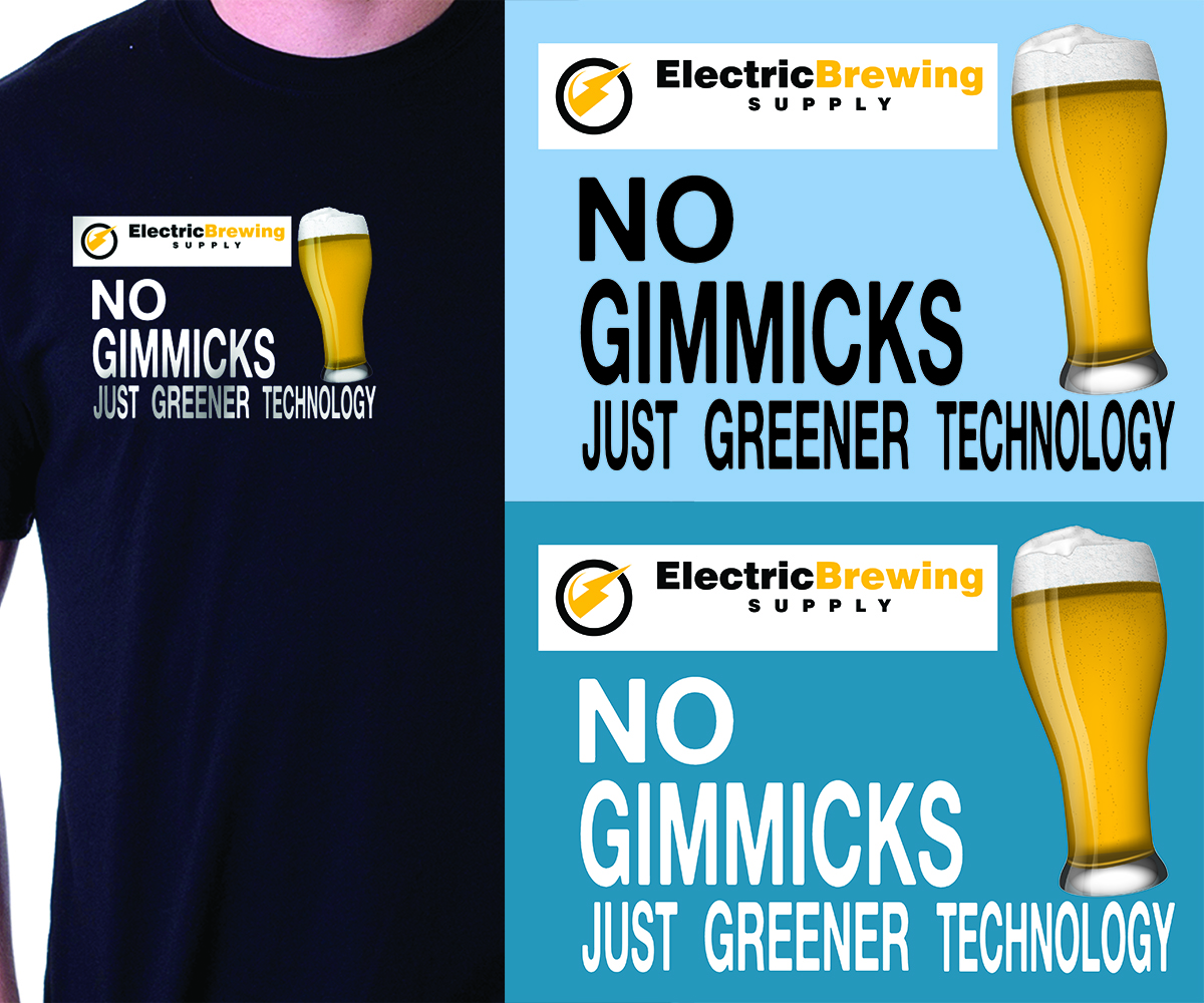 T-shirt Design by byDesign Graphic Design for Electric Brewing Supply, LLC | Design #3827826