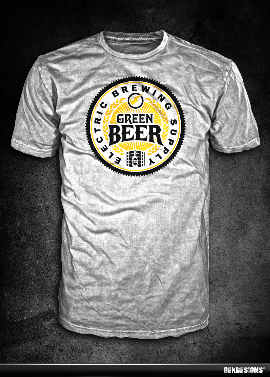 Design de T-shirt par gekgrfx pour Electric Brewing Supply, LLC | Design #3800872