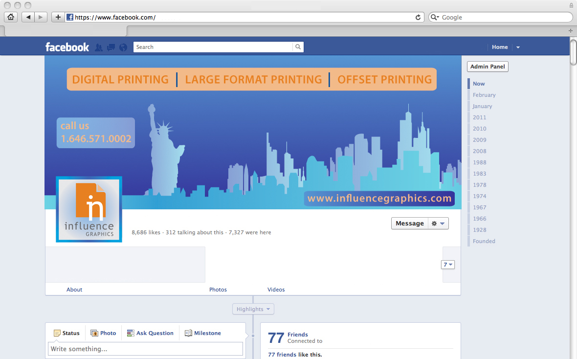 Diseño de Facebook por caroline's design para este proyecto | Diseño #1019955