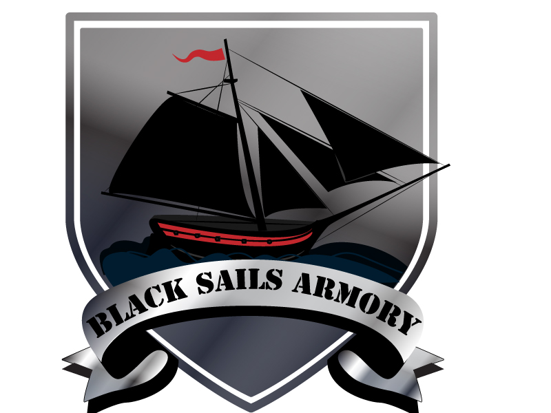 Logo Design by Hatem for Black Sails Armory | Design #3825653