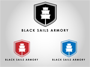 Logo Design by Goodman Design for Black Sails Armory | Design #3818178