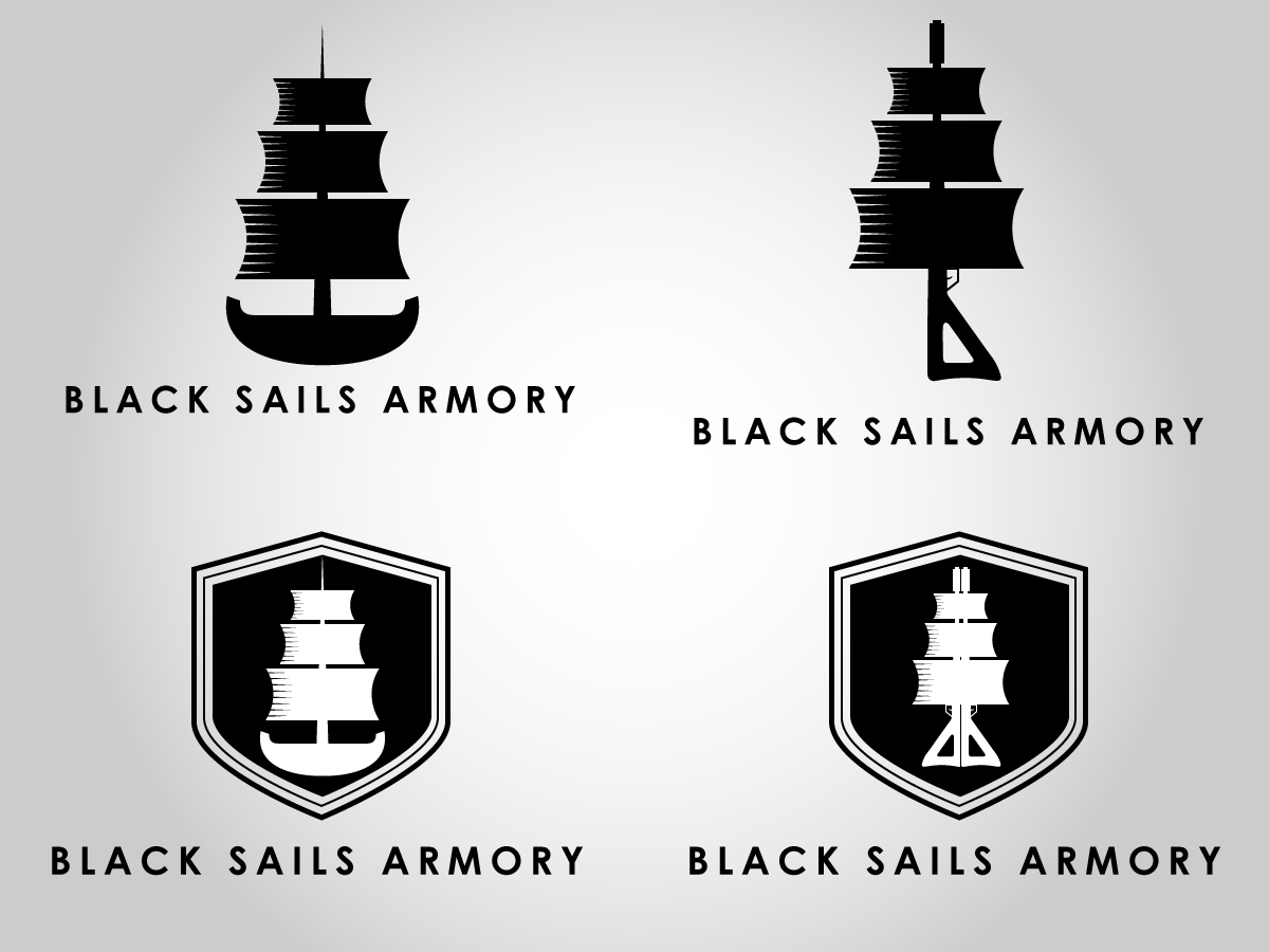 Diseño de Logo por Goodman Design para Black Sails Armory | Diseño #3820423