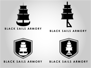 Logo Design by Goodman Design for Black Sails Armory | Design: #3820423