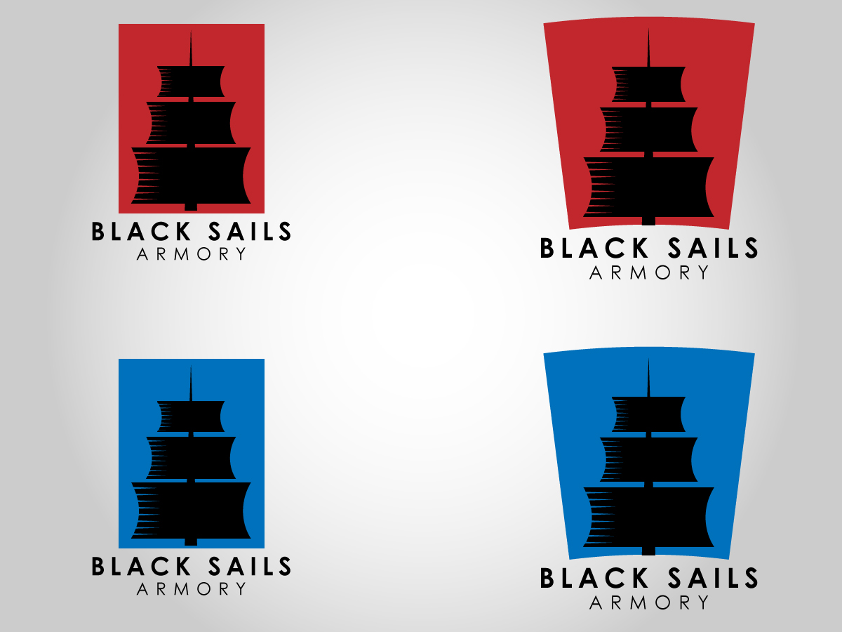 Diseño de Logo por Goodman Design para Black Sails Armory | Diseño #3820426