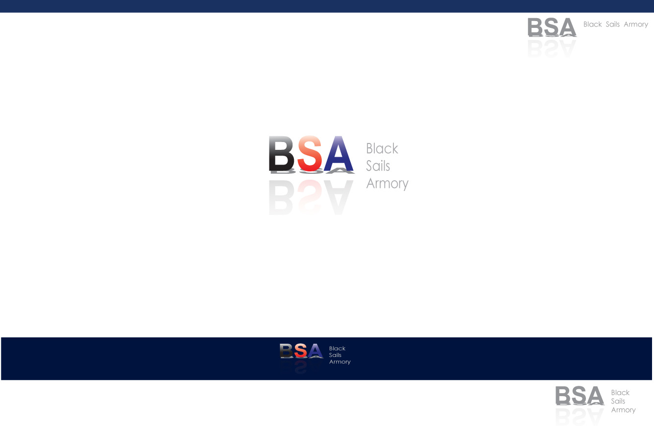Diseño de Logo por mela25 para Black Sails Armory | Diseño #3843541
