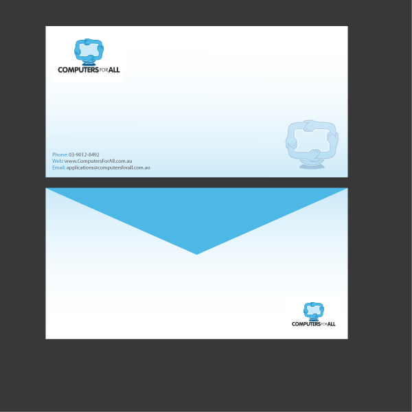 Envelope Design by Andrea for Cash For Computers | Design #120085