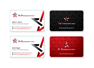 Business Card Design by mag wong for A&A Management Group LLC | Design: #1007732