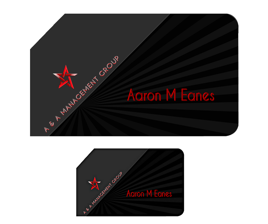 Business Card Design by GrafiXotiX Studio of Design for A&A Management Group LLC | Design #1005969