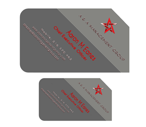Business Card Design by GrafiXotiX Studio of Design for A&A Management Group LLC | Design: #1005986