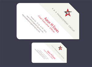 Business Card Design by GrafiXotiX Studio of Design for A&A Management Group LLC | Design: #1006000