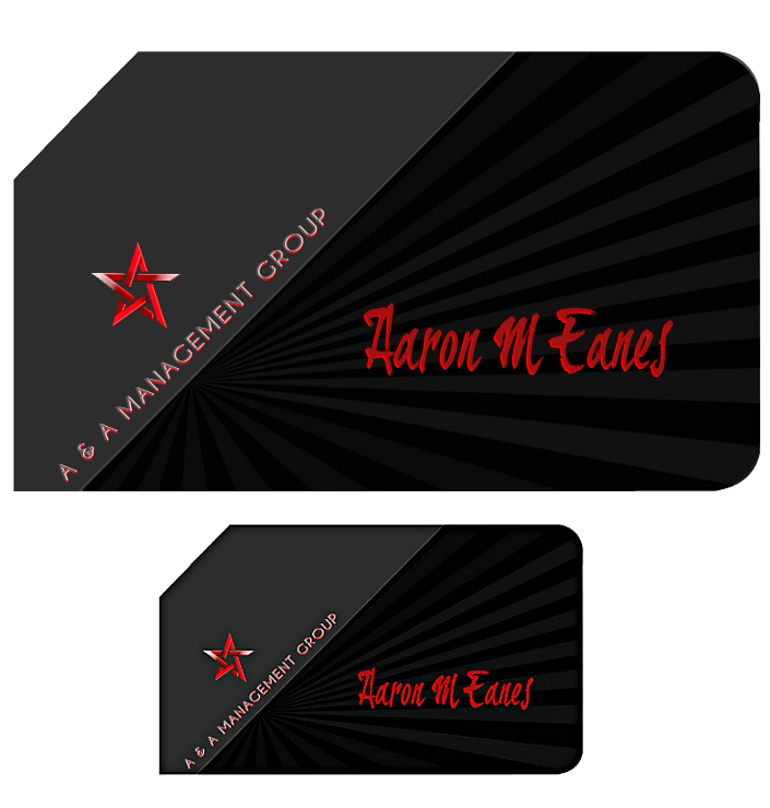 Business Card Design by GrafiXotiX Studio of Design for A&A Management Group LLC | Design #1006009