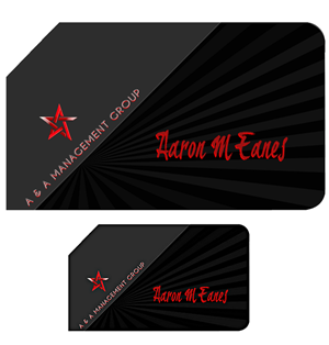 Business Card Design by GrafiXotiX Studio of Design for A&A Management Group LLC | Design: #1006009