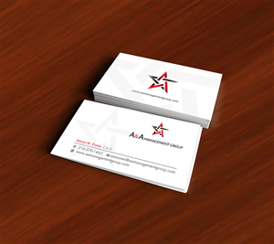Design de Carte de Visite par asimali pour A&A Management Group LLC | Design : #1000348