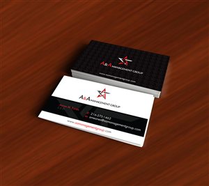Design de Carte de Visite par asimali pour A&A Management Group LLC | Design : #1000352
