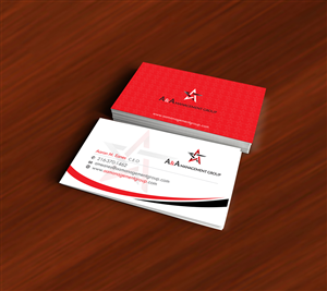 Business Card Design by asimali for A&A Management Group LLC | Design: #1000355