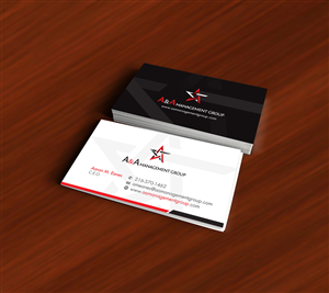Design de Carte de Visite par asimali pour A&A Management Group LLC | Design : #1000366