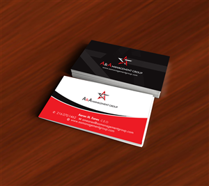 Business Card Design by asimali for A&A Management Group LLC | Design: #1000370