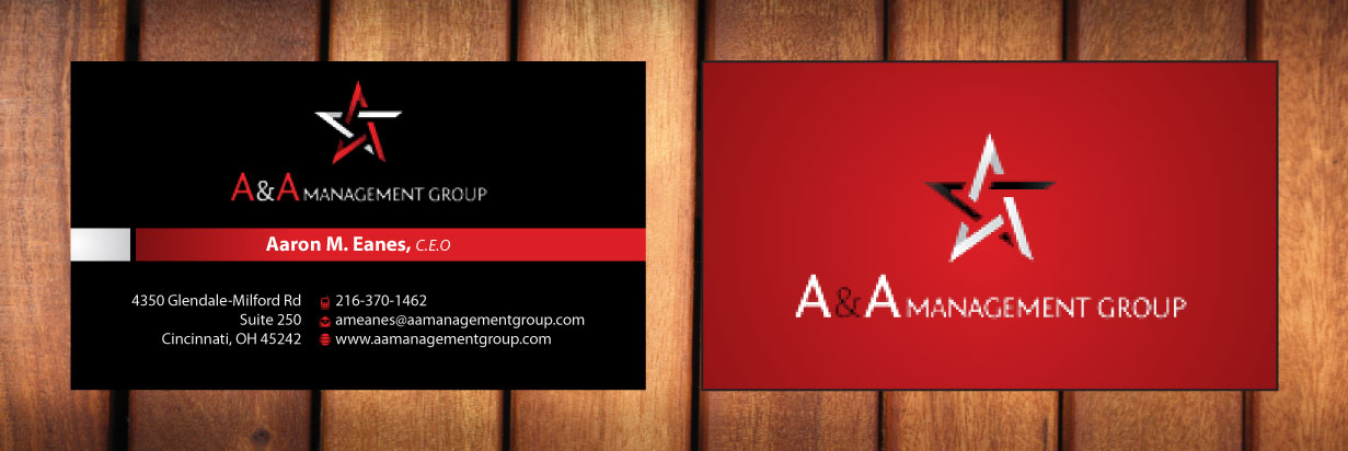Diseño de Tarjeta de Presentación por Sbss para A&A Management Group LLC | Diseño #996082