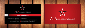 Business Card Design by Sbss for A&A Management Group LLC | Design: #996082