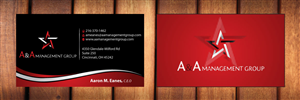Business Card Design by Sbss for A&A Management Group LLC | Design: #996083