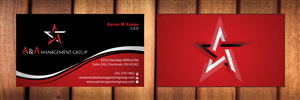 Business Card Design by Sbss for A&A Management Group LLC | Design: #996085