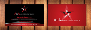 Business Card Design by Sbss for A&A Management Group LLC | Design: #996087