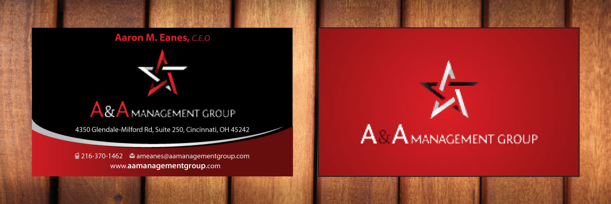 Diseño de Tarjeta de Presentación por Sbss para A&A Management Group LLC | Diseño #996089