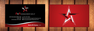 Business Card Design by Sbss for A&A Management Group LLC | Design: #996095