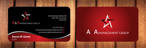 Business Card Design by Sbss for A&A Management Group LLC | Design: #996098