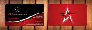 Business Card Design by Sbss for A&A Management Group LLC | Design: #996099