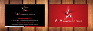 Business Card Design by Sbss for A&A Management Group LLC | Design: #996100