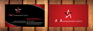 Business Card Design by Sbss for A&A Management Group LLC | Design: #996104