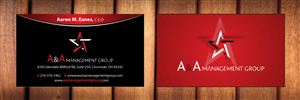 Business Card Design by Sbss for A&A Management Group LLC | Design: #996106