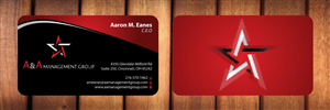 Business Card Design by Sbss for A&A Management Group LLC | Design: #996112