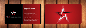 Business Card Design by Sbss for A&A Management Group LLC | Design: #996122