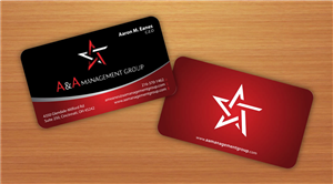 Business Card Design by Sbss for A&A Management Group LLC | Design: #997419