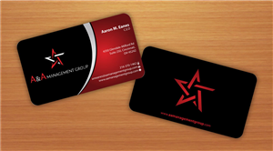 Business Card Design by Sbss for A&A Management Group LLC | Design: #997423