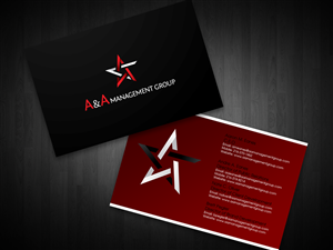 Business Card Design by Straw Hat for A&A Management Group LLC | Design: #1001721