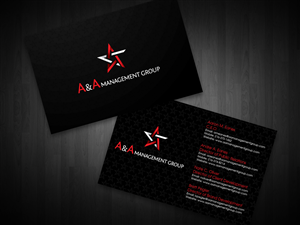 Business Card Design by Straw Hat for A&A Management Group LLC | Design: #1001722