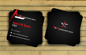 Business Card Design by SmartStyle for A&A Management Group LLC | Design: #1001101