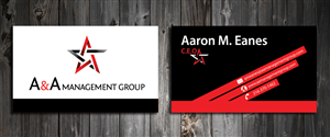 Business Card Design by SmartStyle for A&A Management Group LLC | Design: #998205